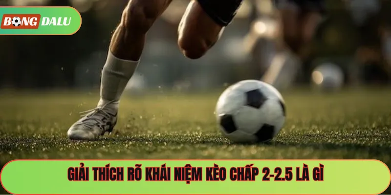 Giải thích rõ khái niệm kèo chấp 2-2.5 là gì