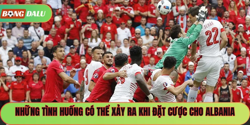 Những tình huống có thể xảy ra khi đặt cược cho Albania