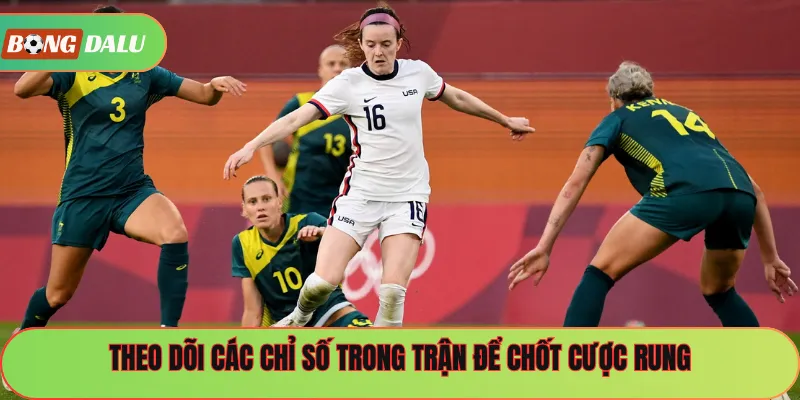 Theo dõi các chỉ số trong trận để chốt cược rung